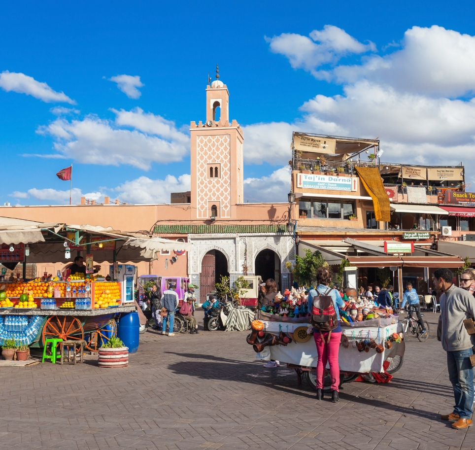 Place Marrakech marché